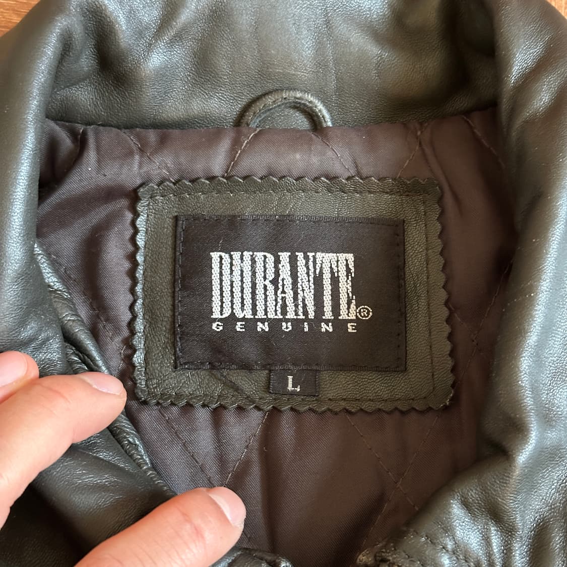 90’s Durante sheep skin leather jacket 상품이미지8