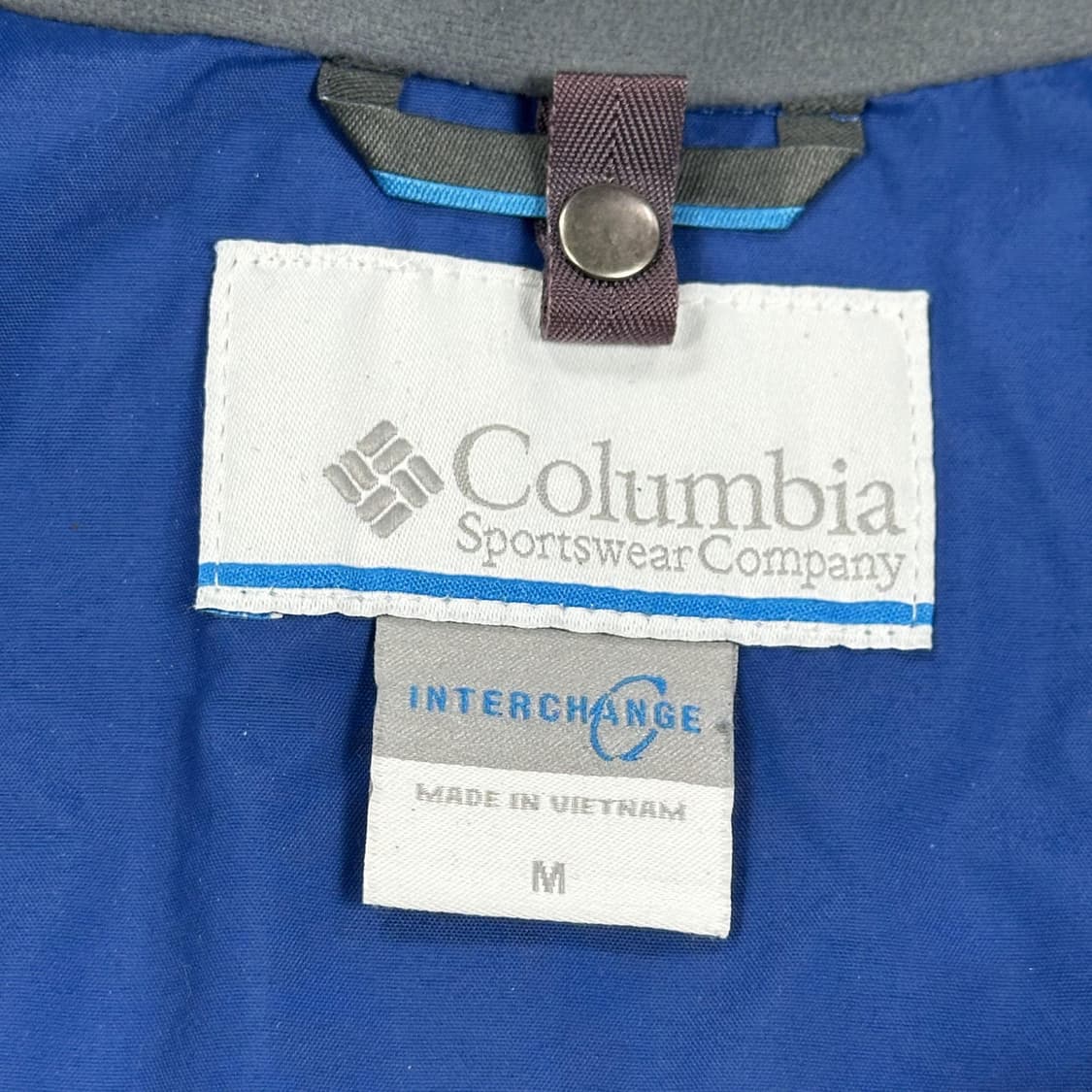 컬럼비아 옴닉테크 풀오버 블루 바람막이 자켓 (M) 상품이미지5