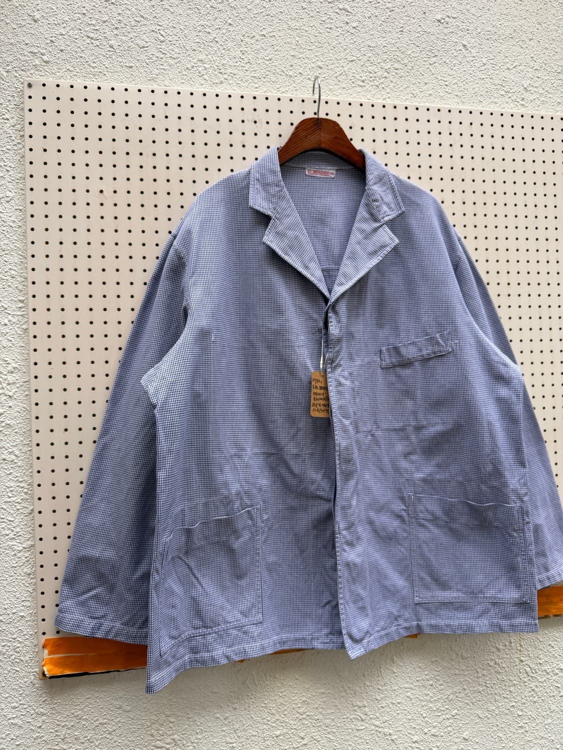 1950s Ets.BRAGARD HOUNDTOOTH 50s프렌치워크자켓 상품이미지3