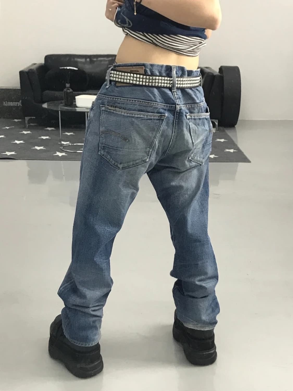 지스타 로우 데님팬츠 상품이미지2