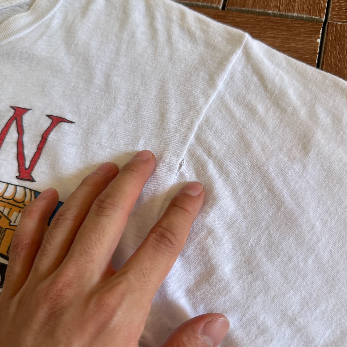 90’s Full Speed ‘London’ cotton 1/2 tee 상품이미지9