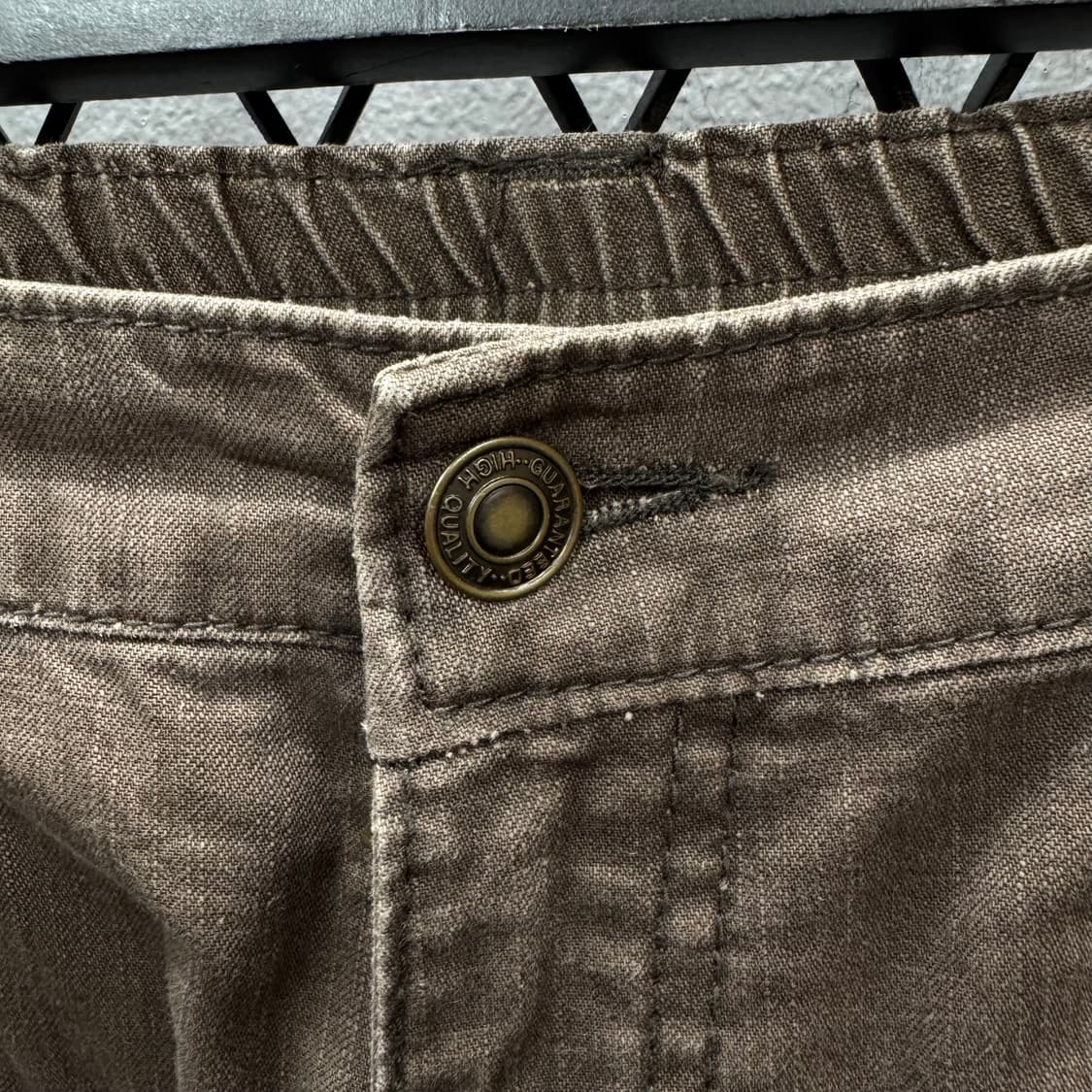 JPN VINTAGE 카고 팬츠 사이드 포켓 포인트 다크브라운 상품이미지6