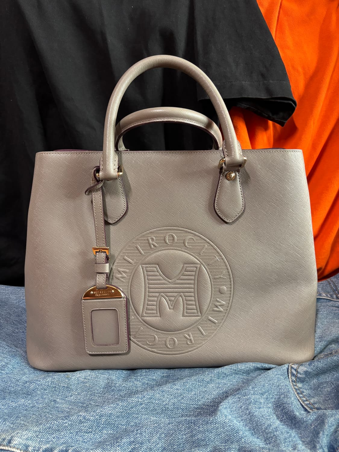 vintage metro city leather dote bag  상품이미지1