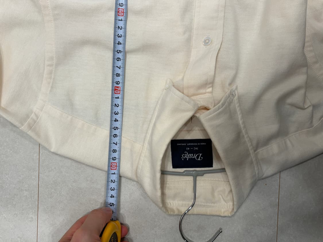 드레익스 크림 옥스퍼드셔츠 상품이미지4