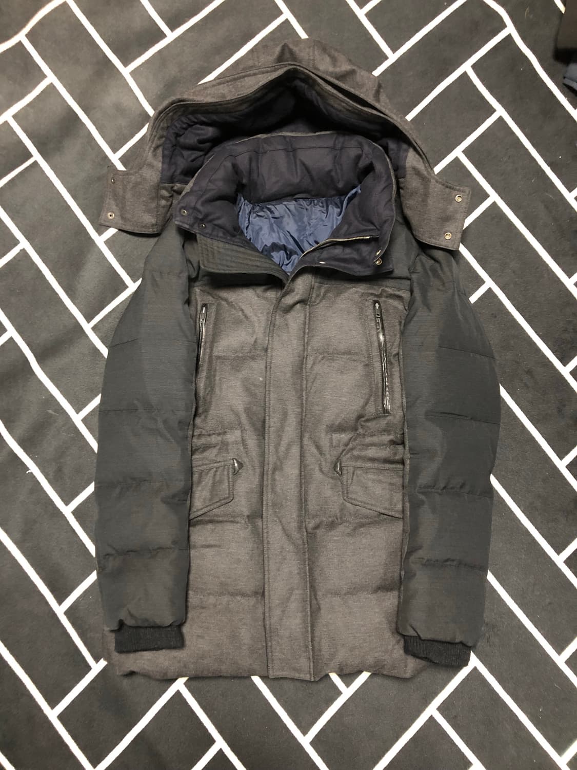 (횡재가)솔리드옴므 우영미 후드구스패딩/몽클레어스톤프라다톰포드톰브라운 상품이미지3