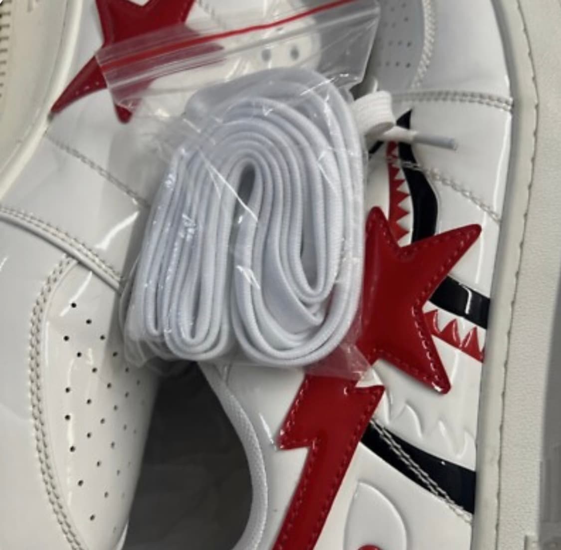 베이프스타 화이트 새상품 270 상품이미지2