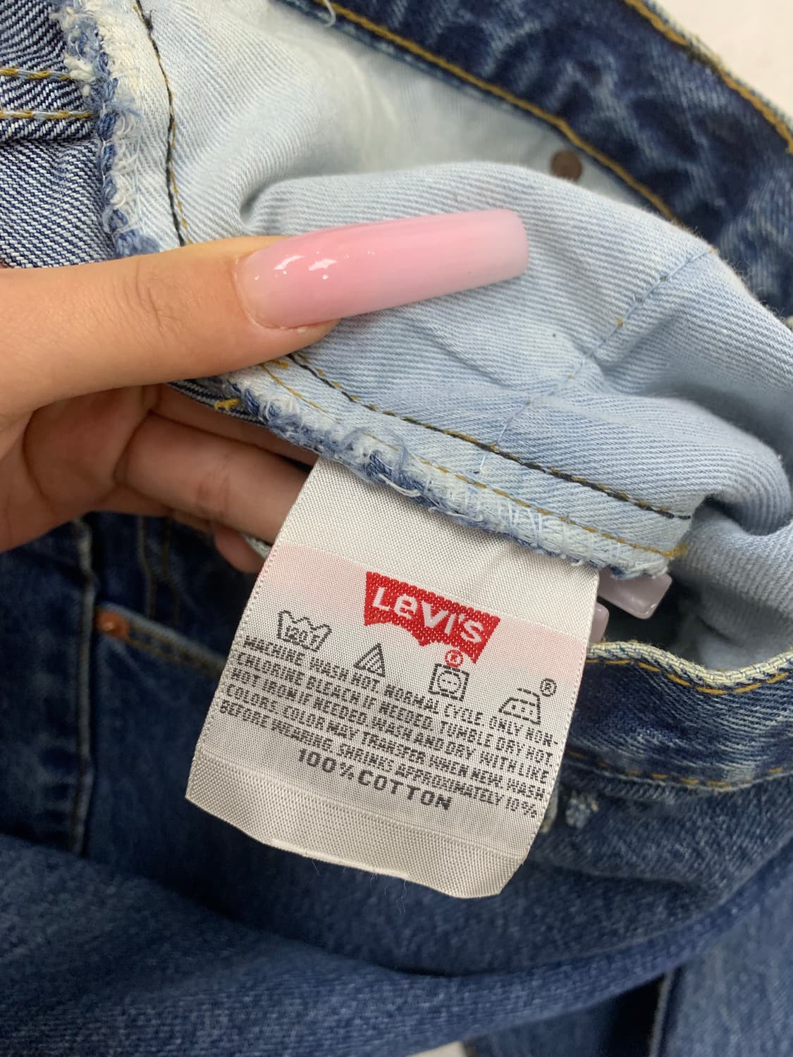 리바이스 505 진청 데님 팬츠 #685 상품이미지6