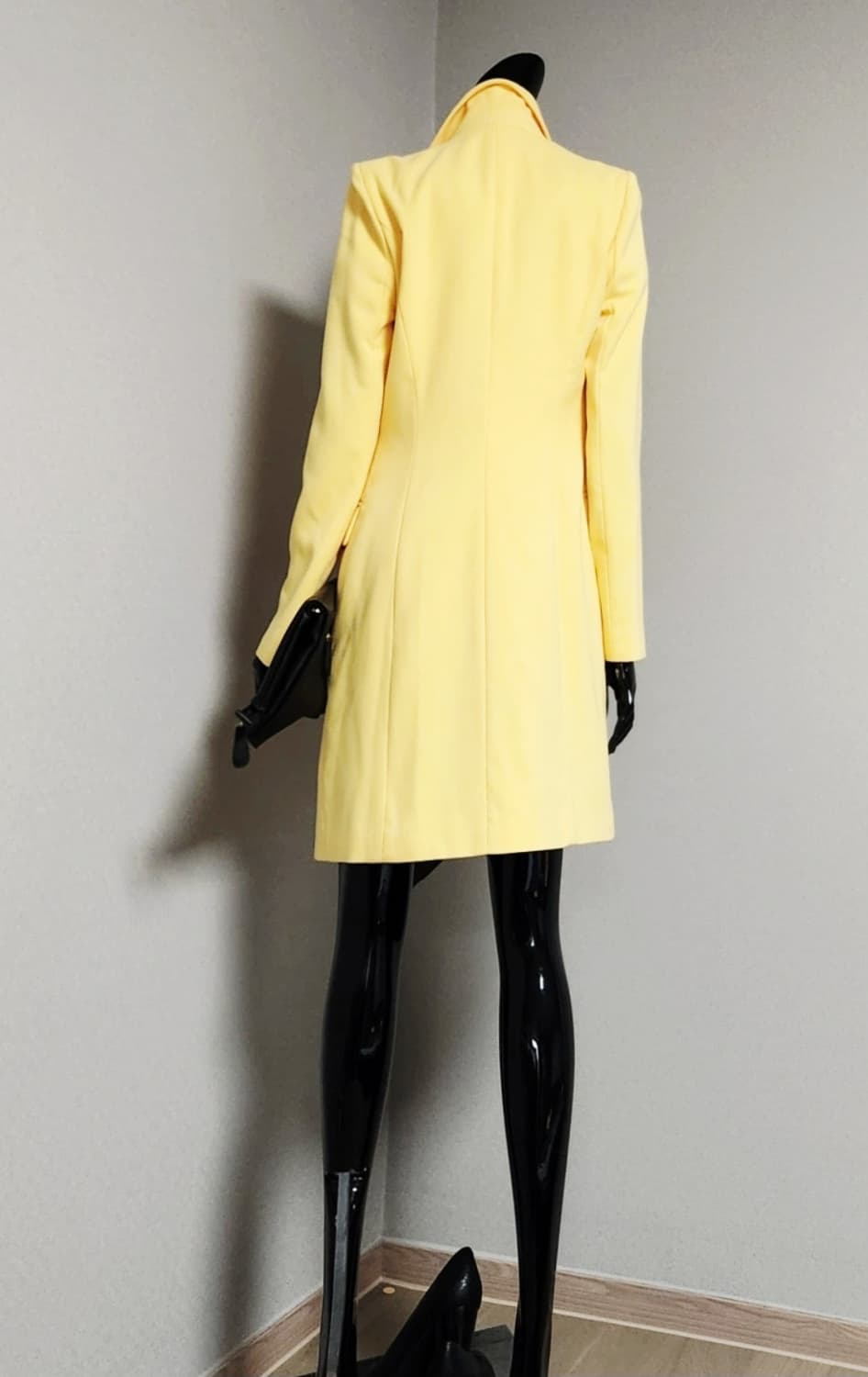 노랑색 롱자켓  상품이미지5