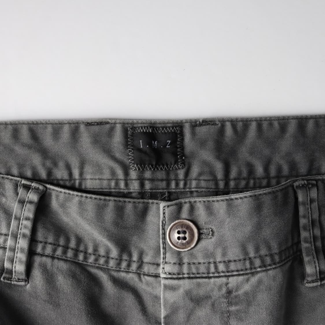 I.M.Z 인터메조 다크 그레이 빈티지 워싱 카고팬츠 상품이미지6