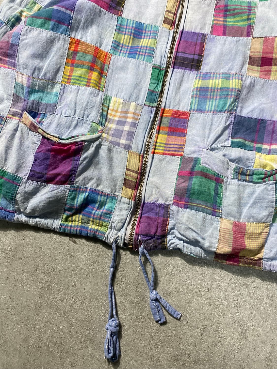 [F] Japanese Vintage 리버서블 패치워크 집업 셔츠 상품이미지4