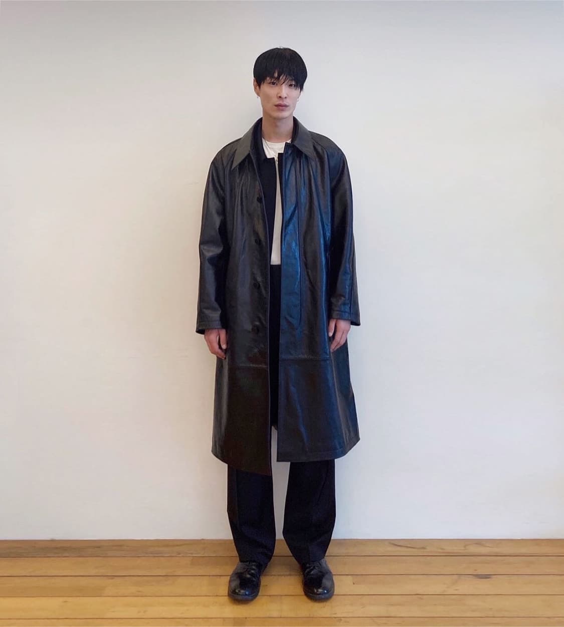 누마레 레더 트렌치코트 상품이미지6