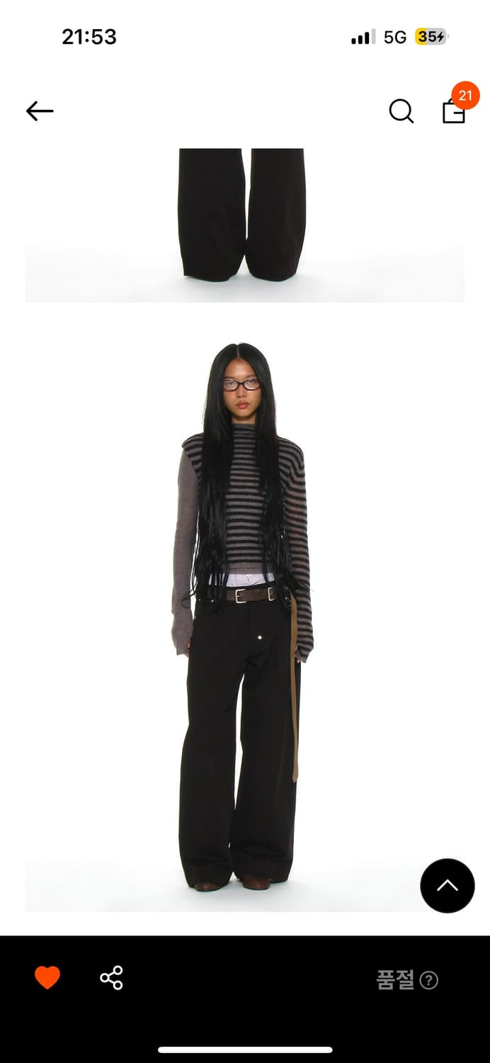 파르티멘토우먼 DOUBLE LAYERED TOP 상품이미지2