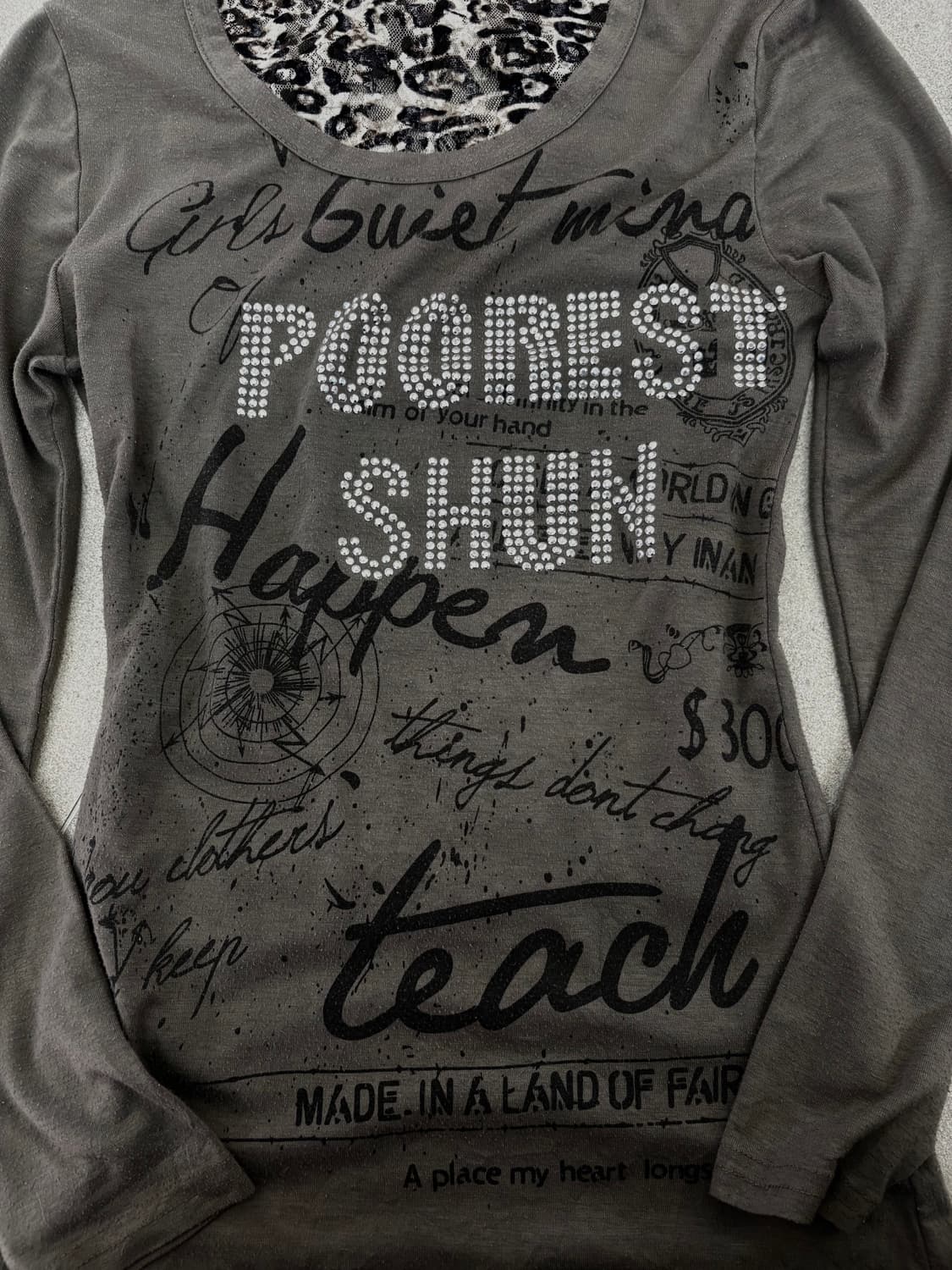 M.K.R. 카키 디테일 롱슬리브 상품이미지3