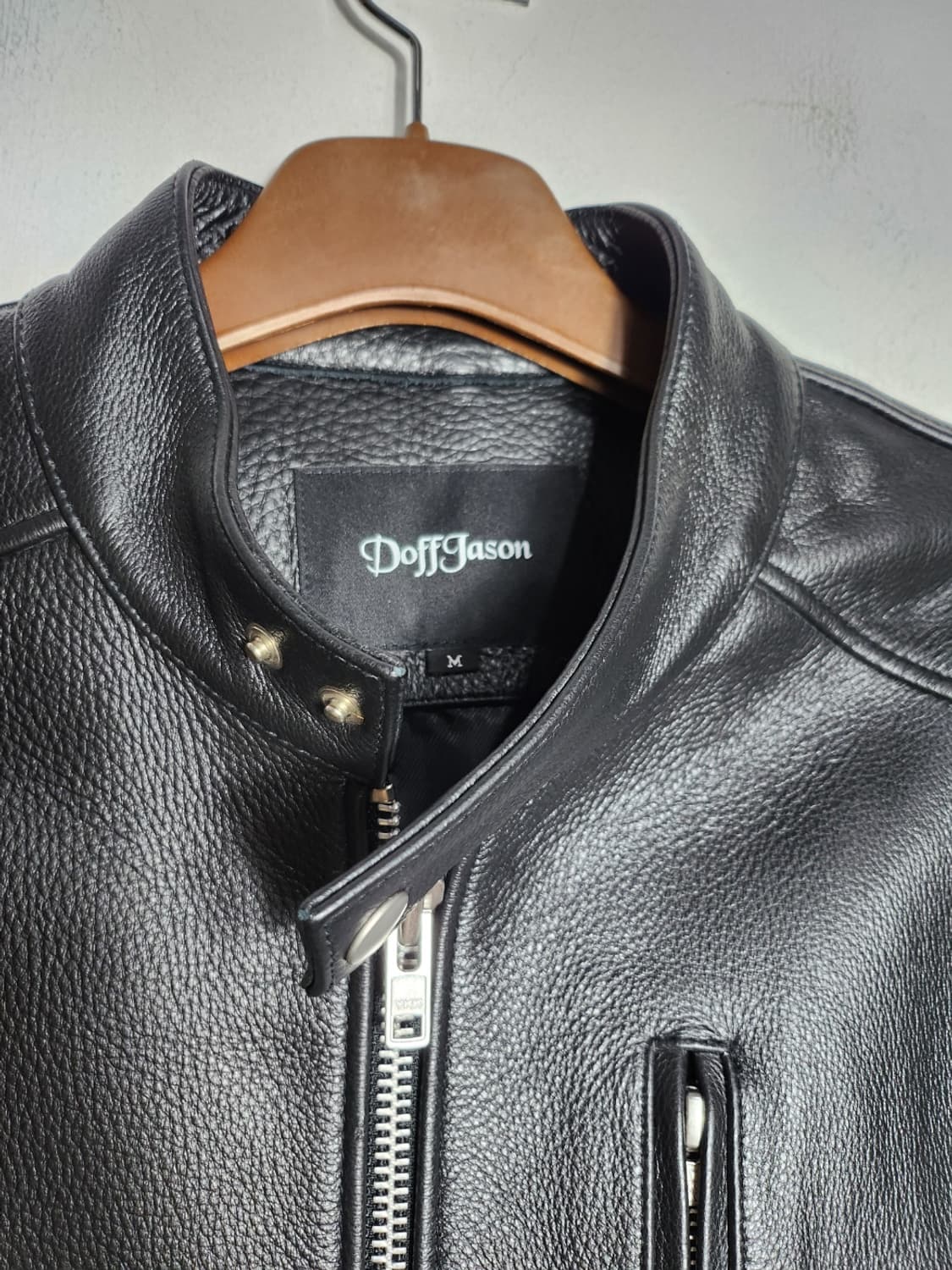 도프제이슨 소가죽 라이더 자켓 상품이미지2