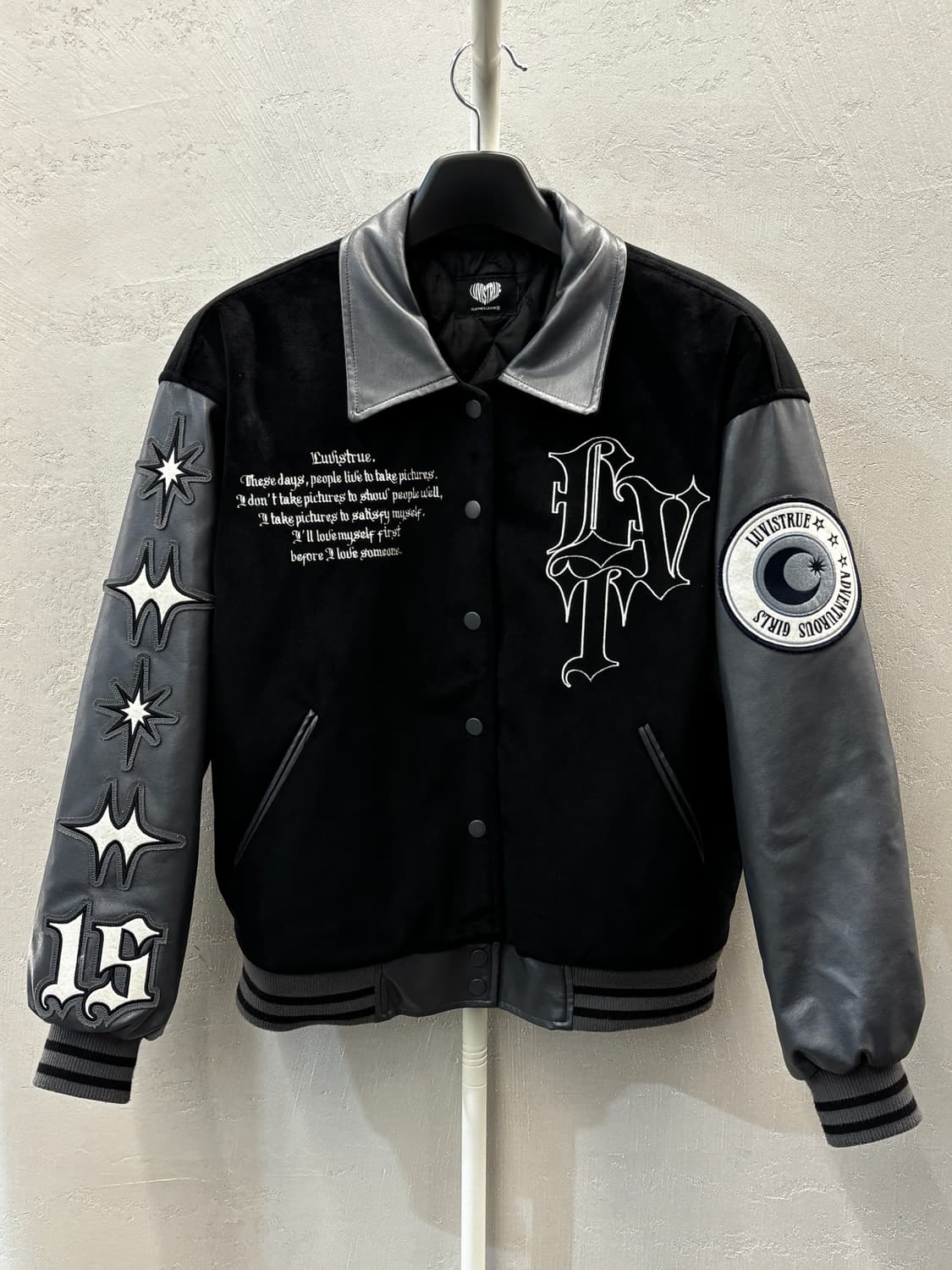 LUVISTRUE 러브이즈트루 바시티 자켓 FREE 상품이미지2