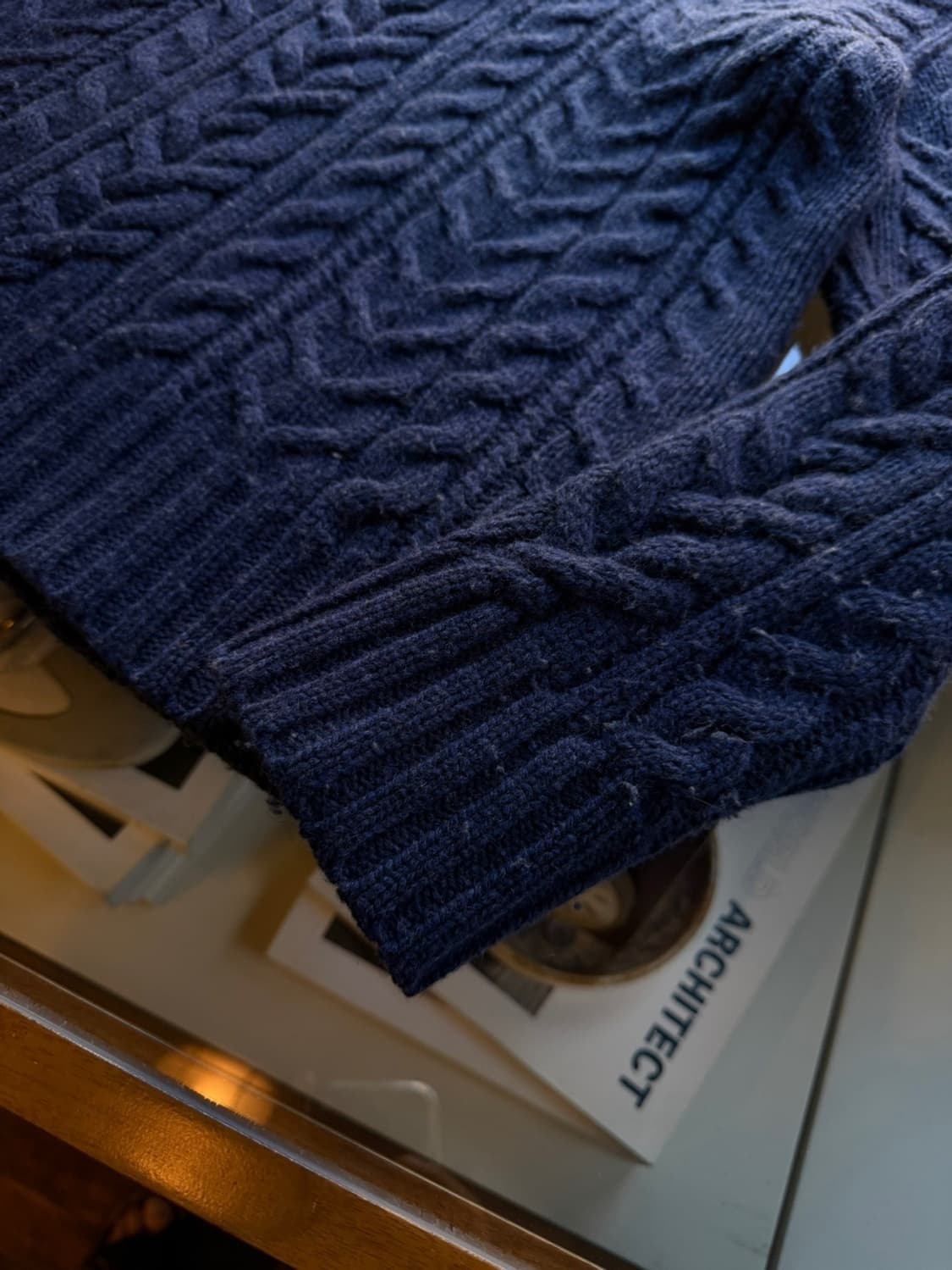 폴로 랄브로렌 숄칼라 니트 100 상품이미지8