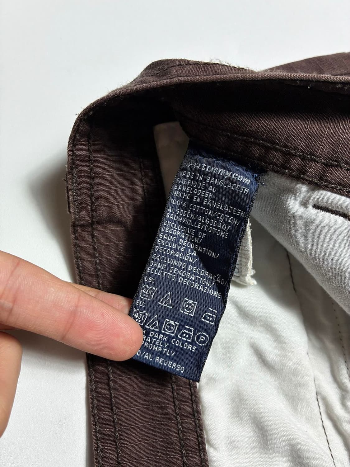 타미힐피거 자수 로고 카고 코튼 반바지 R2362 상품이미지7