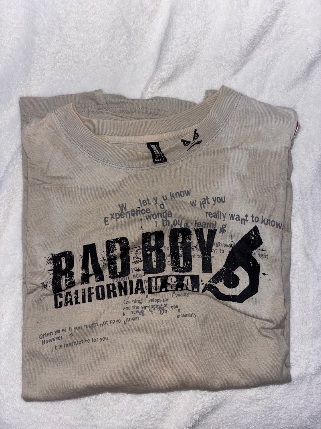 배드보이 bad boy 빈티지 롱슬리브 티셔츠 상품이미지6
