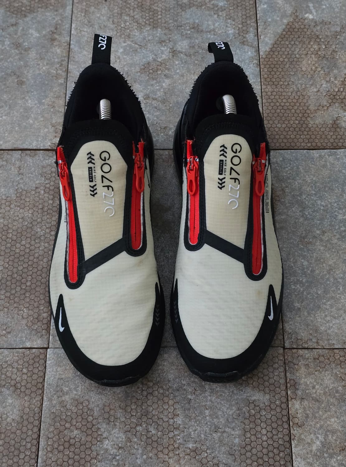 (240)나이키 에어맥스 270 g 쉴드 블랙 화이트 골프화 운동화 상품이미지2