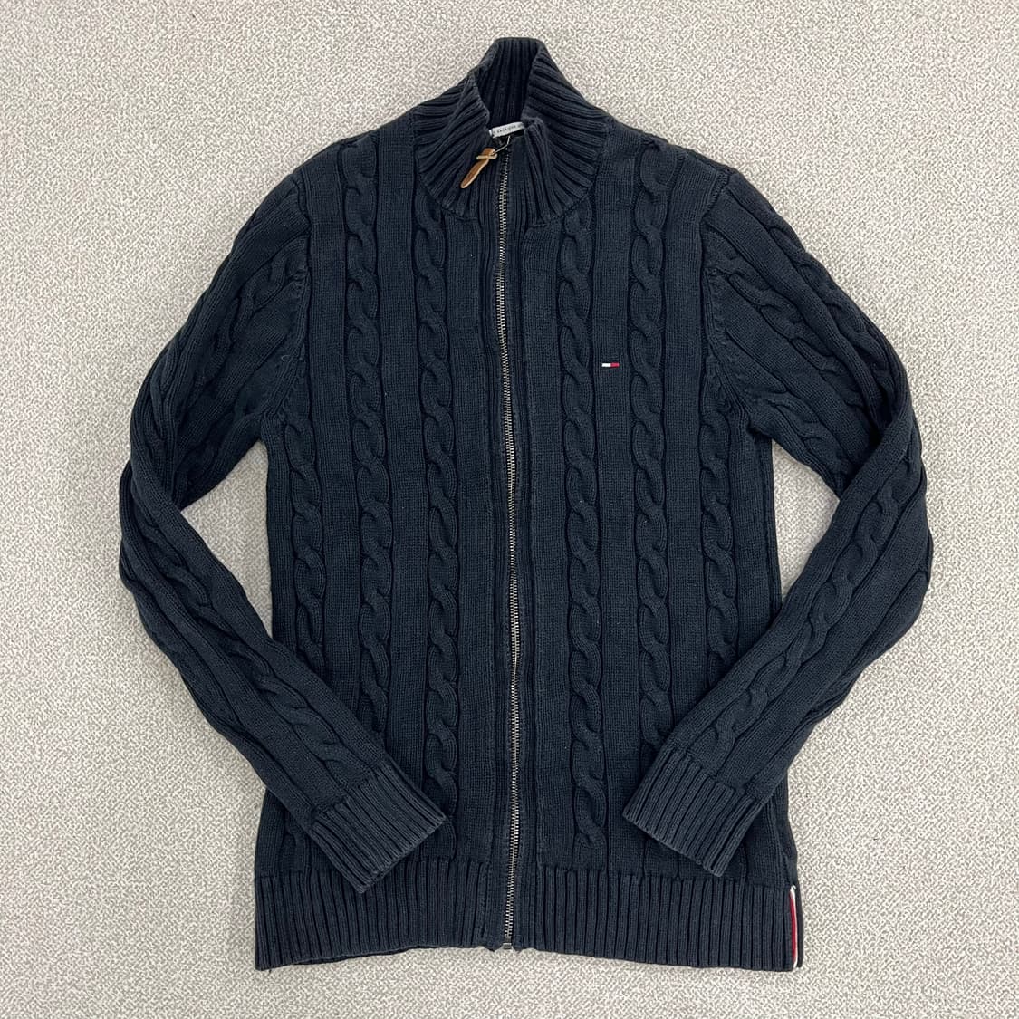 L 타미힐피거 케이블 니트 가디건 0220M 상품이미지1