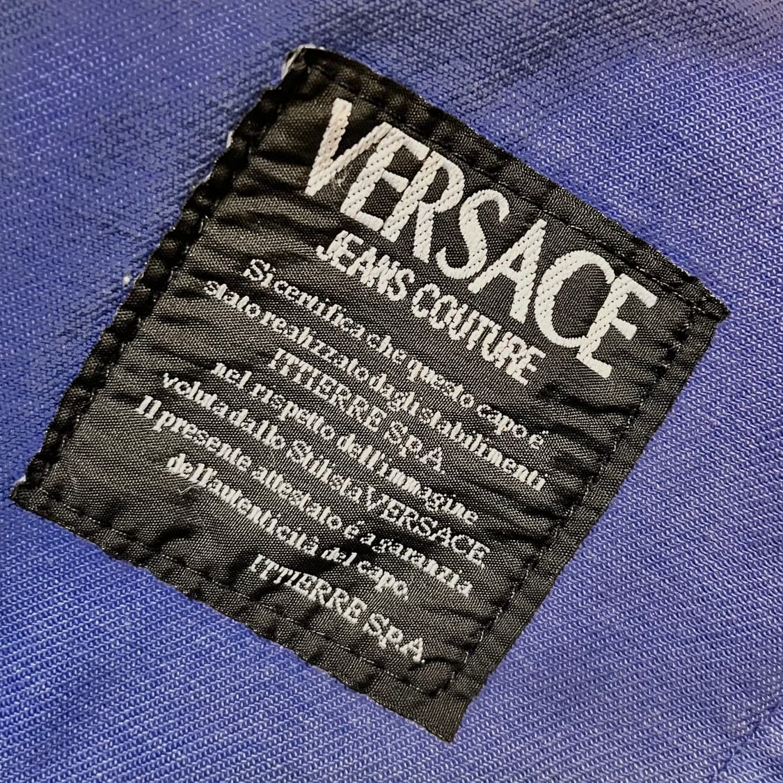 베르사체 배색 데님팬츠  상품이미지5