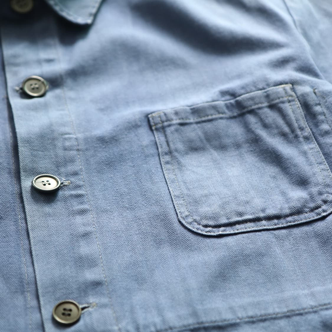 80s 프랑스 빈티지 HBT 헤링본 초어자켓 (105) 상품이미지6