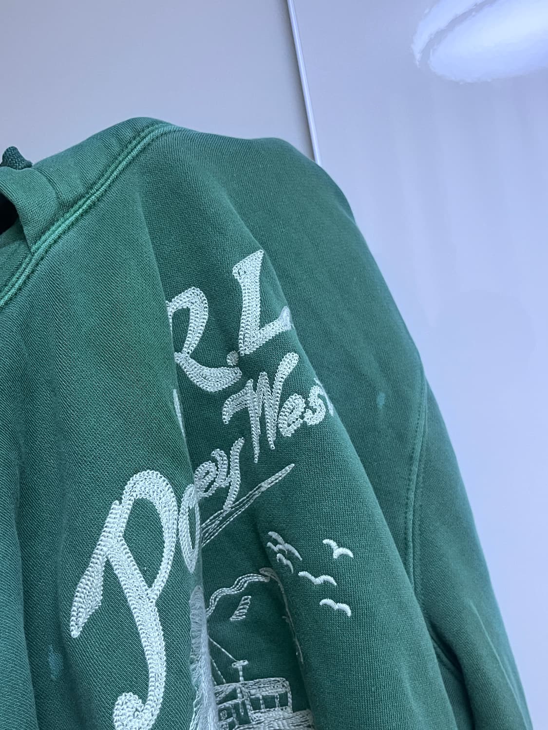 POLO RALPH LAUREN 페이디드 그린 후디 상품이미지3