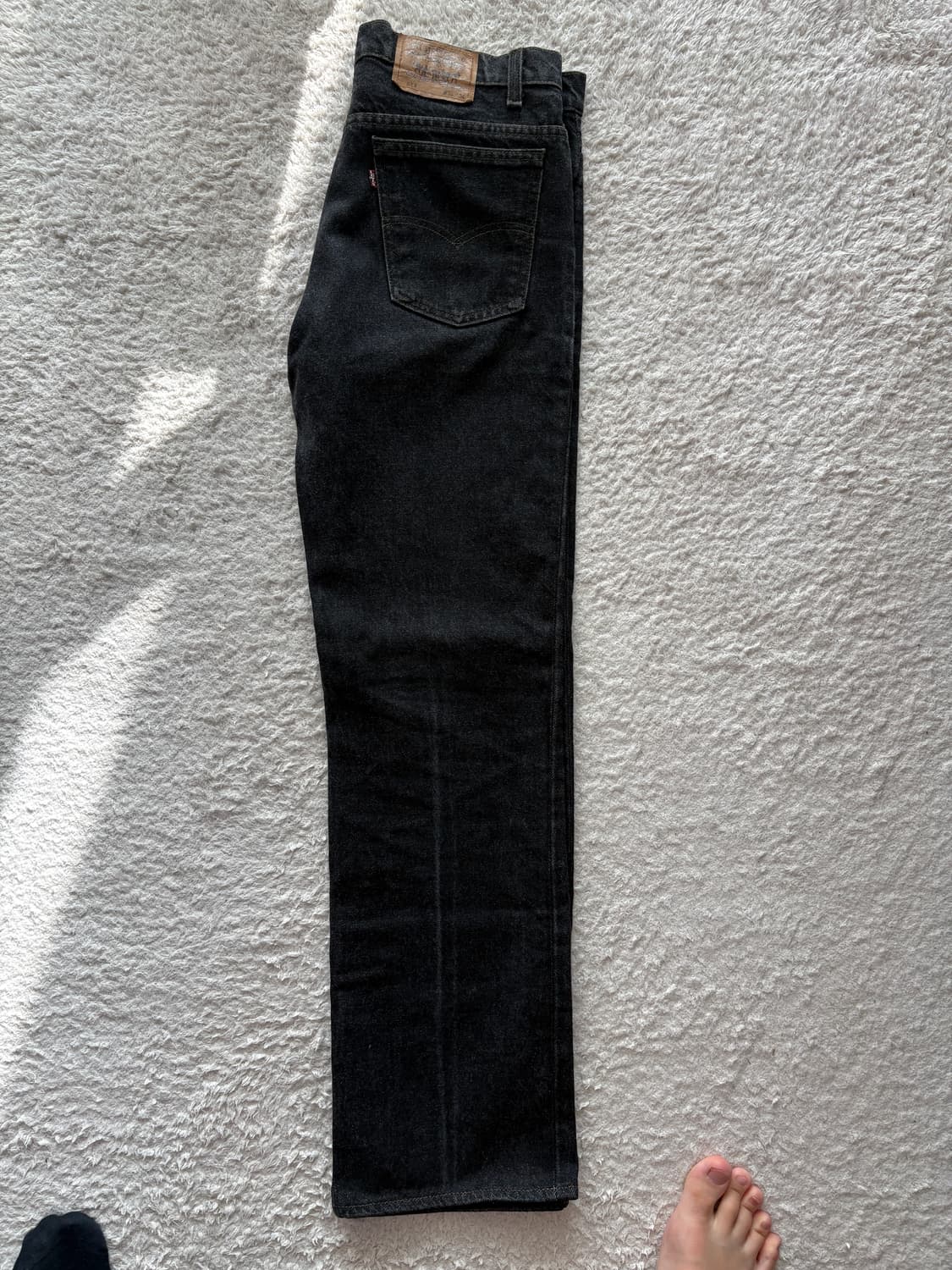 90s 리바이스 517 흑청블랙진 made in usa 상품이미지9