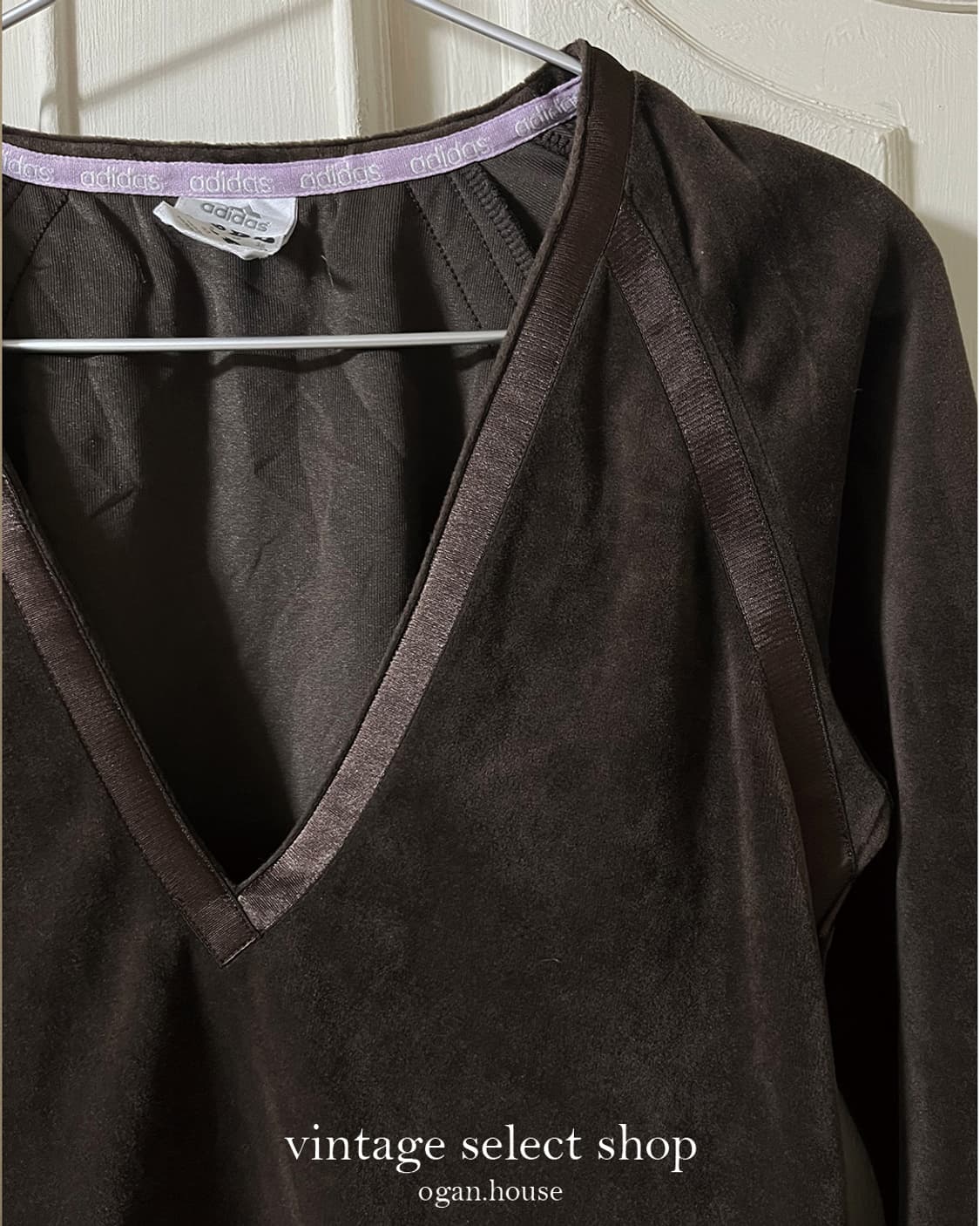 vintage velvet top[Adidas] 상품이미지3