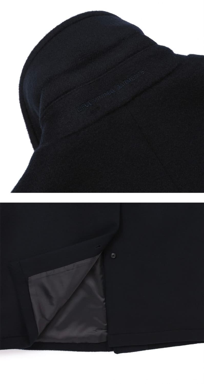 [105~110]라이풀 미니멀가먼츠 발마칸 코트 네이비 상품이미지5