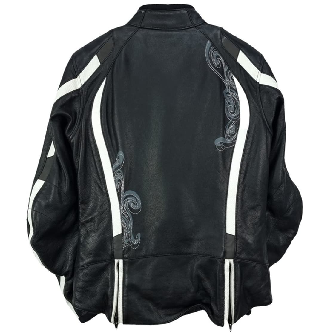 [IXS] 리얼 카우 스킨 레더 바이커 레이싱 자켓 블랙 M17813 상품이미지3