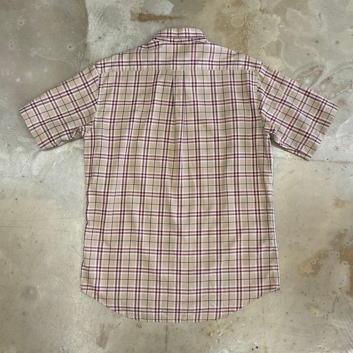 L 버버리 체크 반팔셔츠 상품이미지3