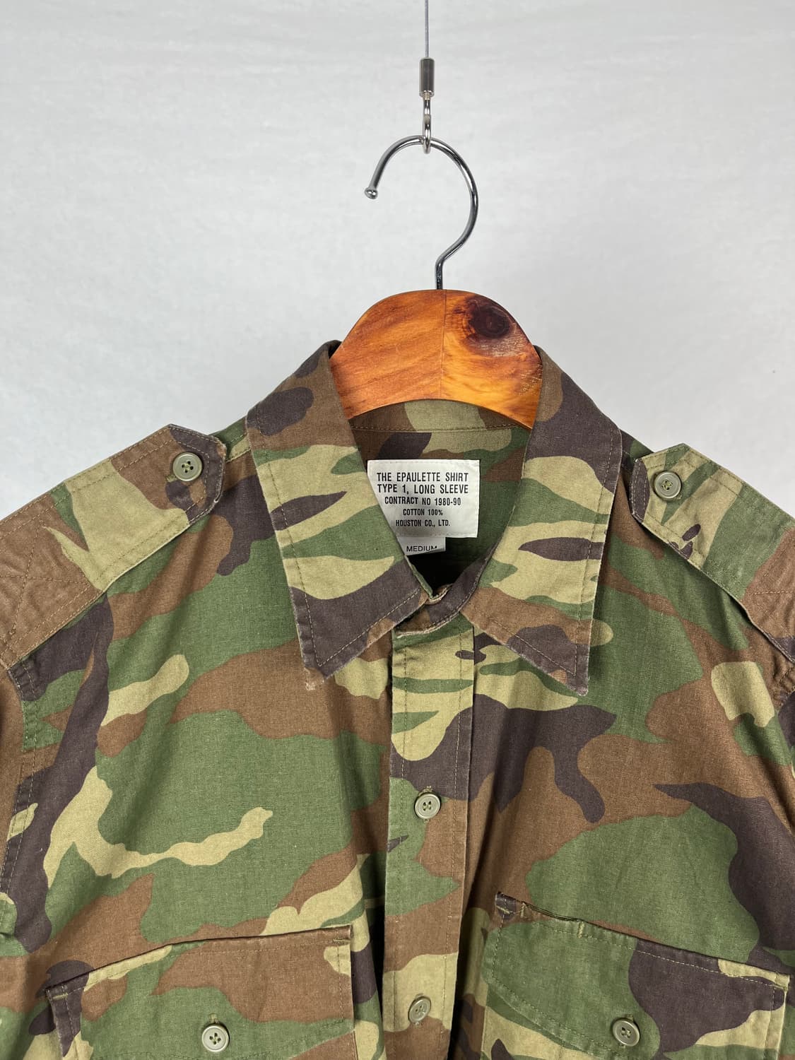 Houston 밀리터리 셔츠 상품이미지2