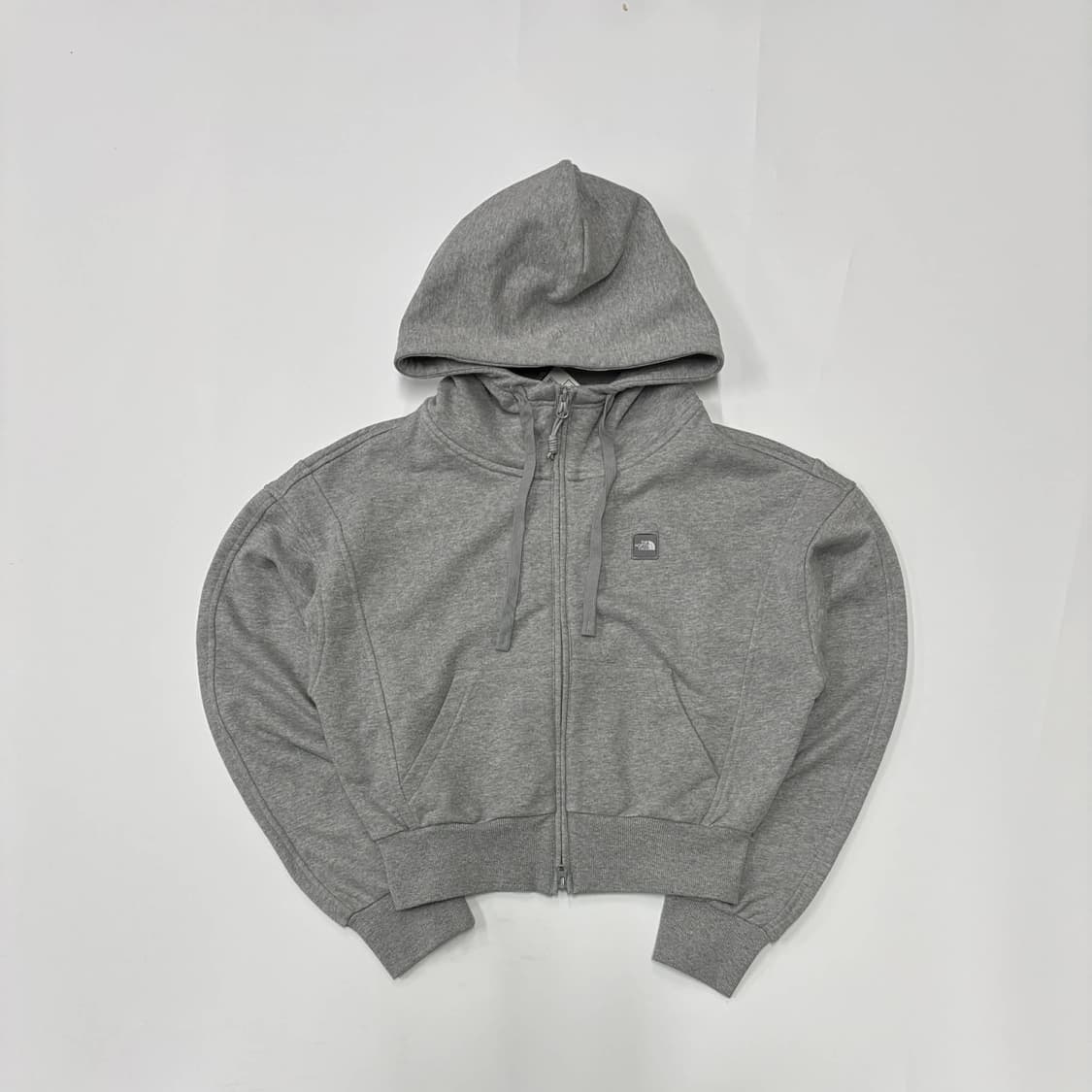 *택채새상품 노스페이스 신형 화이트라벨 세미크롭 걸즈 후드집업 희귀져지( 상품이미지2