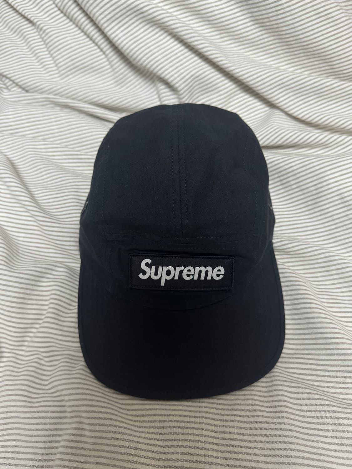 슈프림 밀리터리 캠프캡 블랙 24FW 상품이미지1