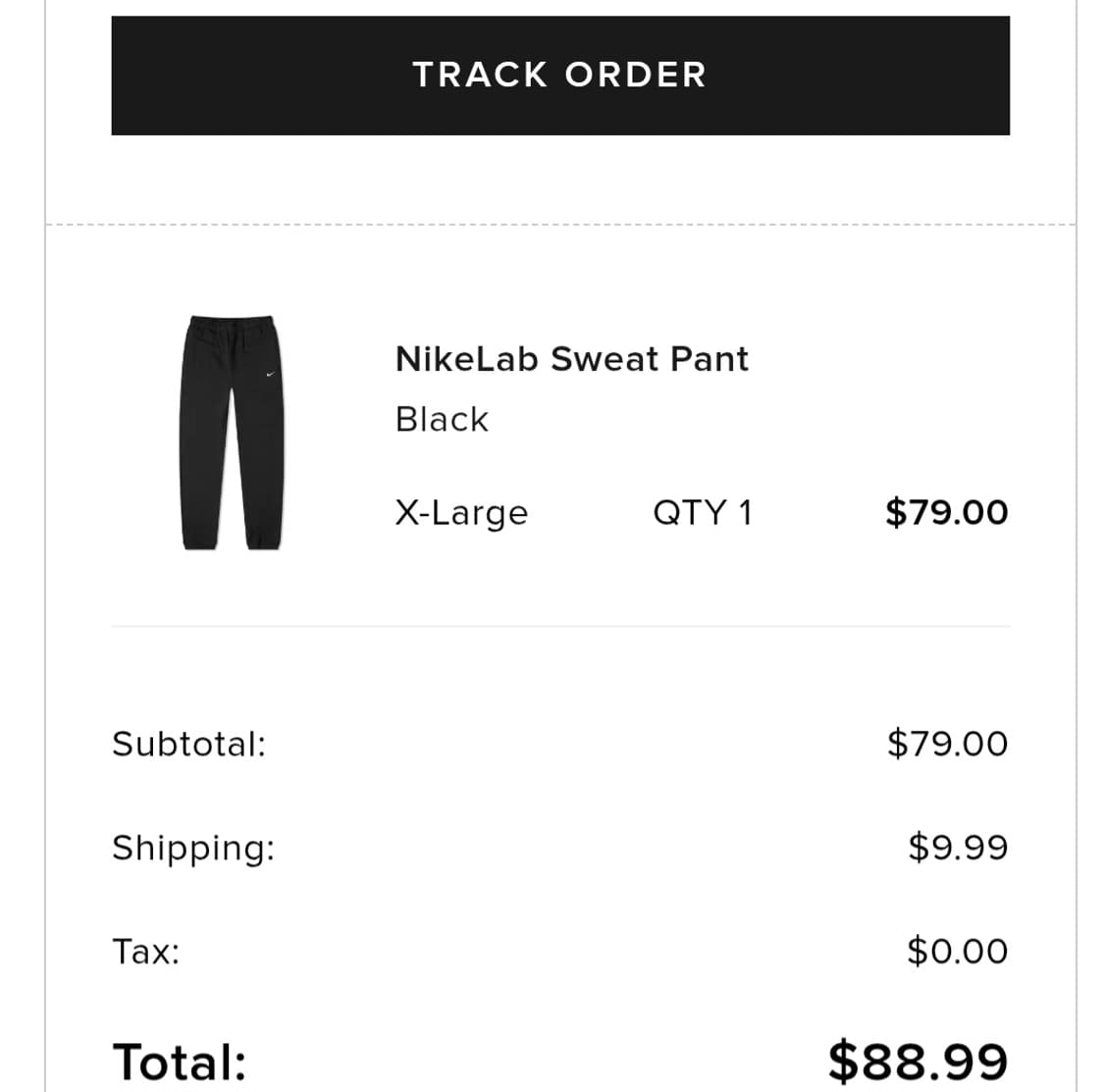 Nike Lab sweat pants XL 상품이미지5