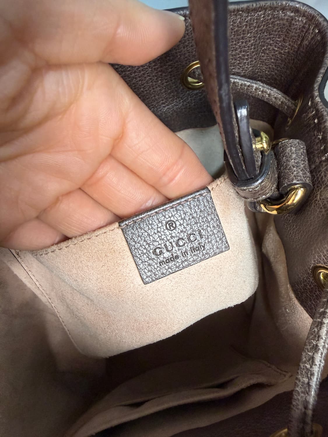 구찌 오피디아 GG 버킷백 스몰 상품이미지5