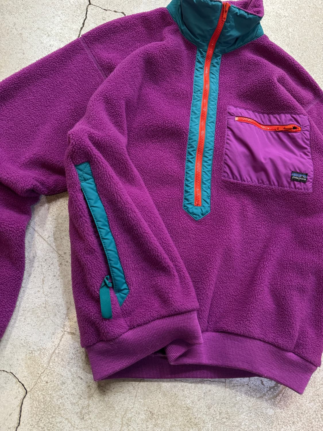 80s 파타고니아 레트로X 하프집업 플리스 USA 상품이미지5