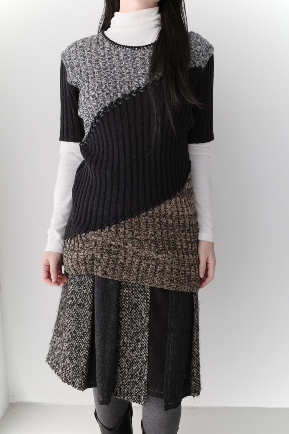 buckle wool skirt 상품이미지8