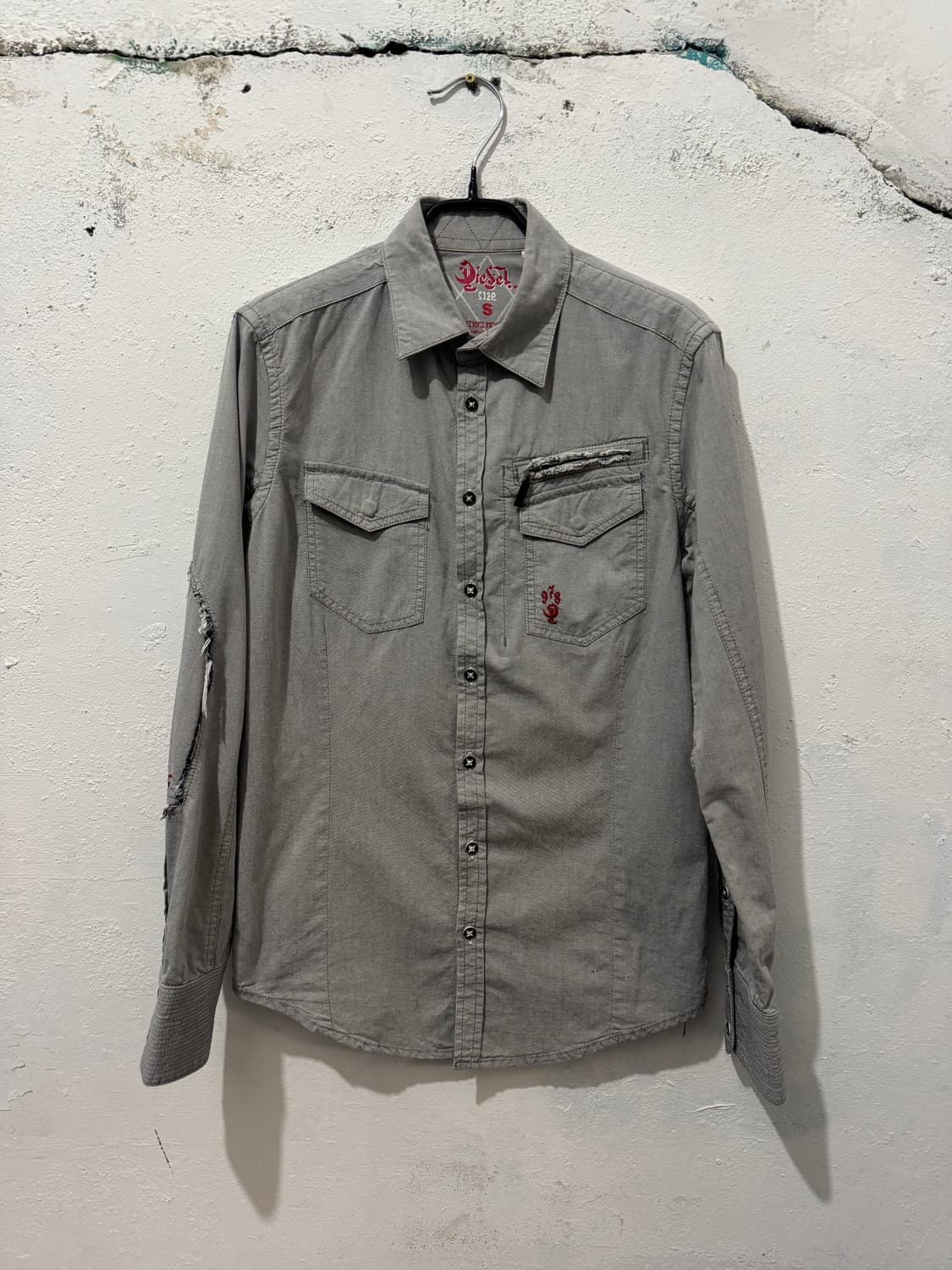 디젤 978 자수 셔츠 상품이미지1