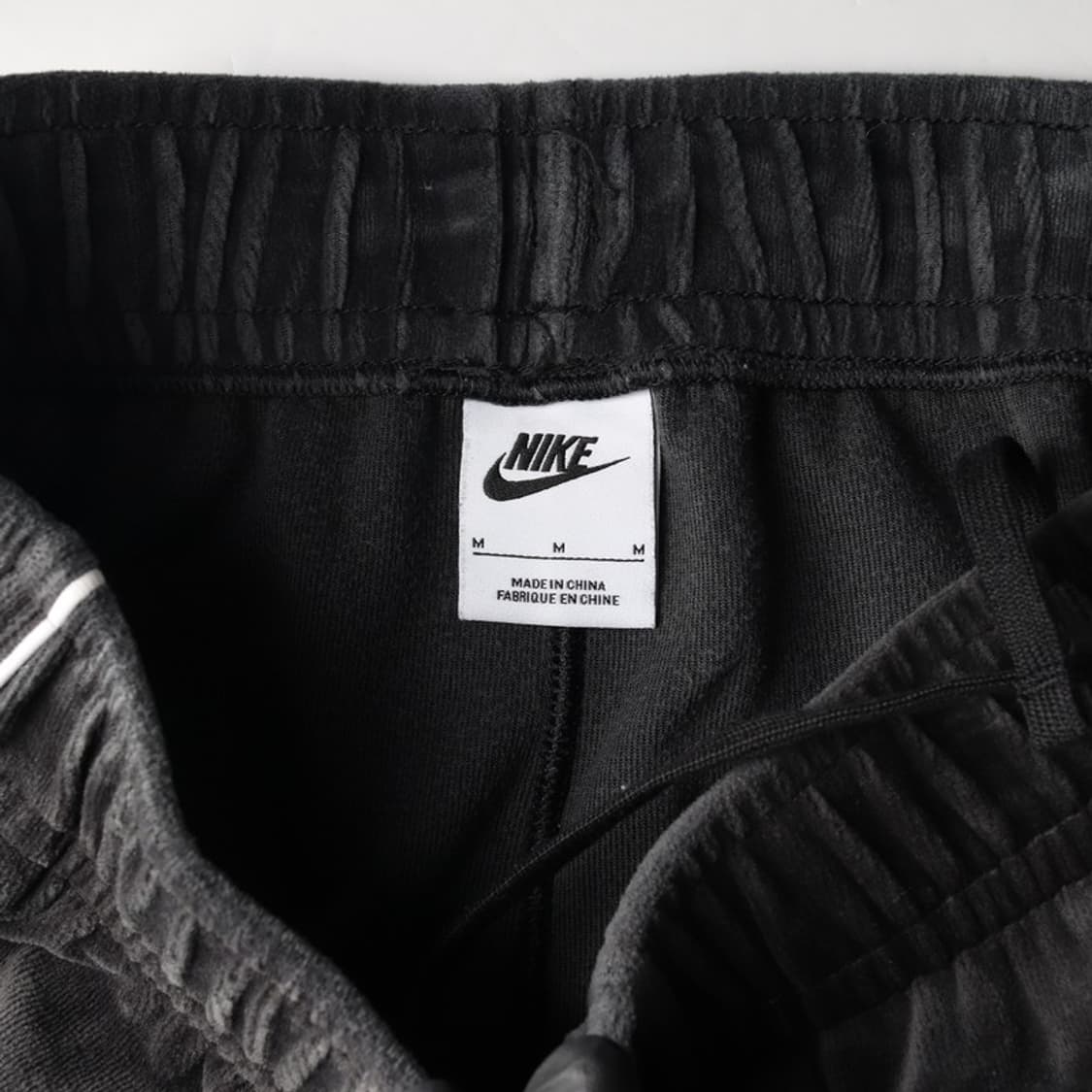 나이키 벨루어 사이드 라인 조거 팬츠 블랙 M 상품이미지6