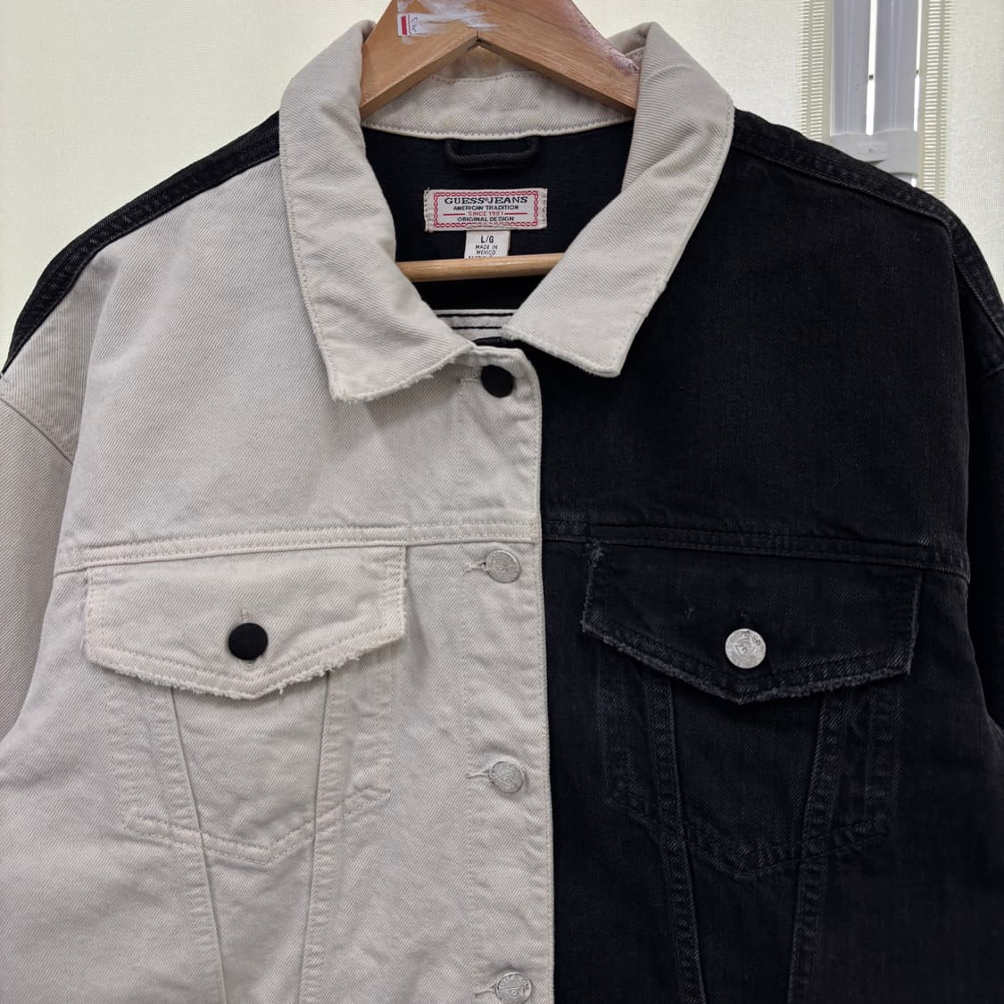 게스 투톤 데님 자켓 상품이미지2
