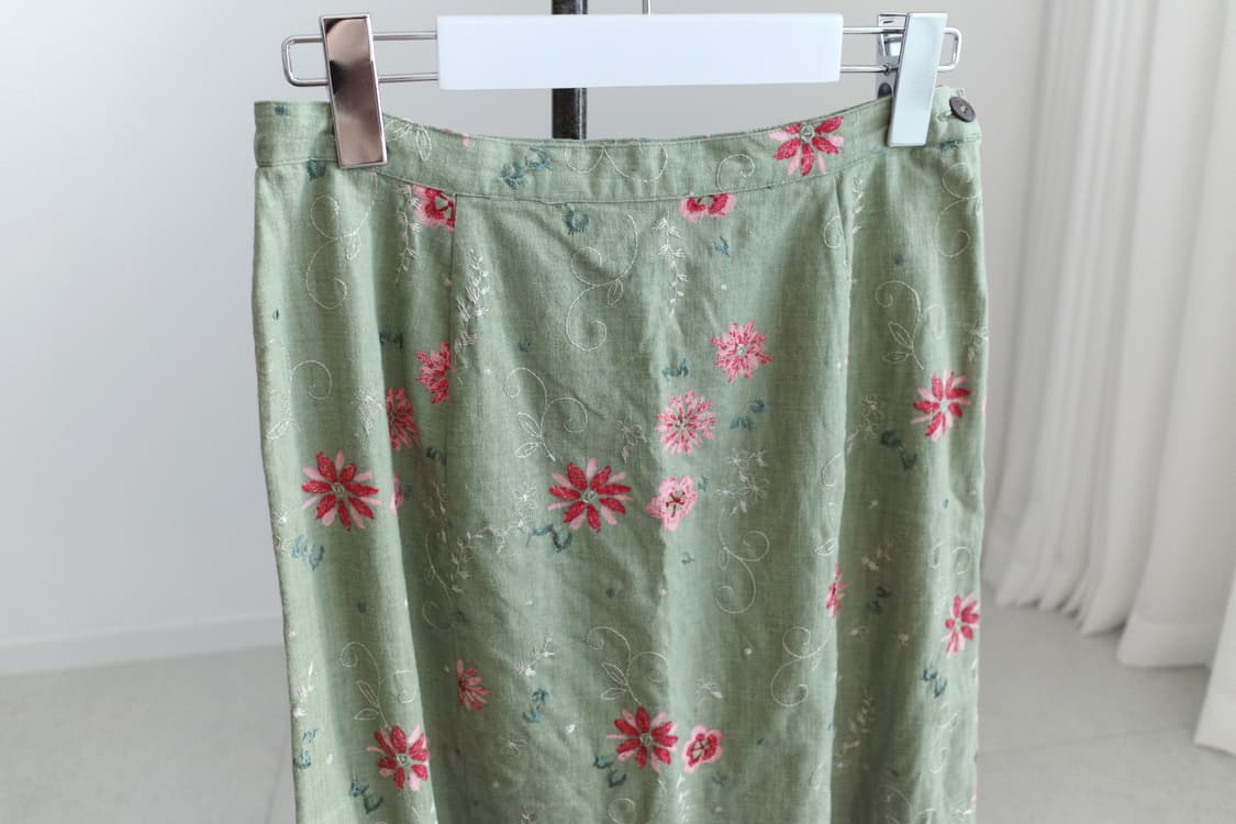 laura ashley) flower skirt  상품이미지2