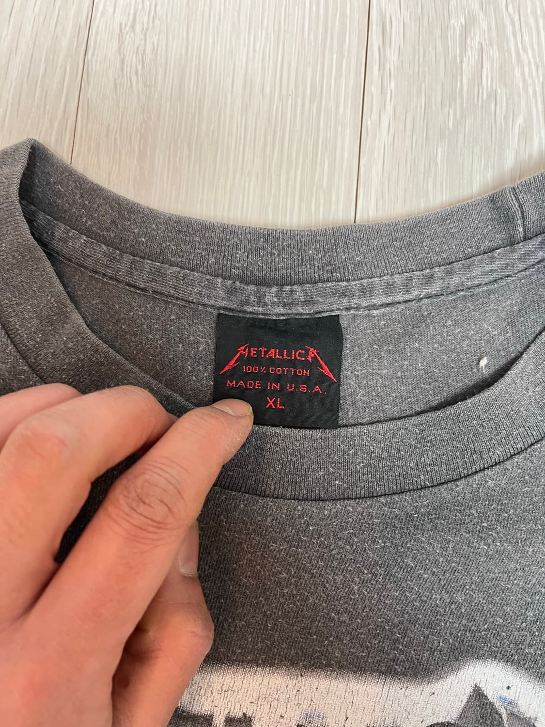 빈티지 밴드티 90s 메탈리카 티셔츠 상품이미지4