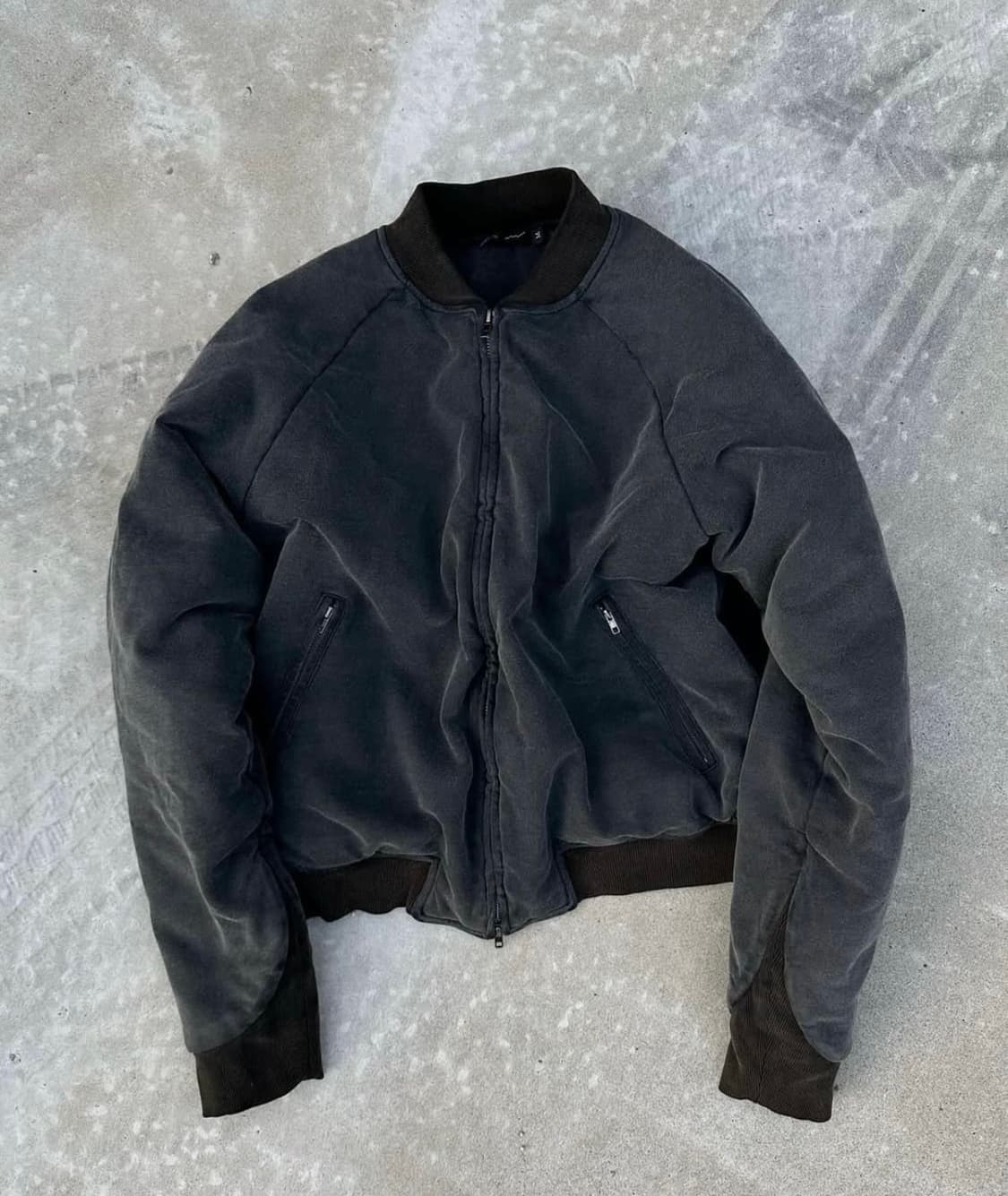 [S] ISHLL 클롭맨 봄버 상품이미지1