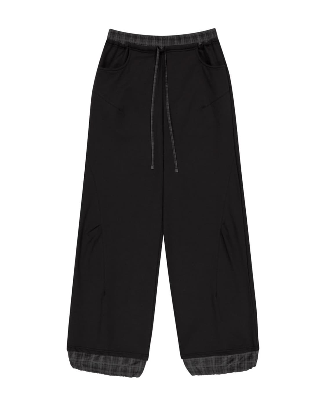 오호스 double-waisted jersey pants 팬츠 상품이미지1