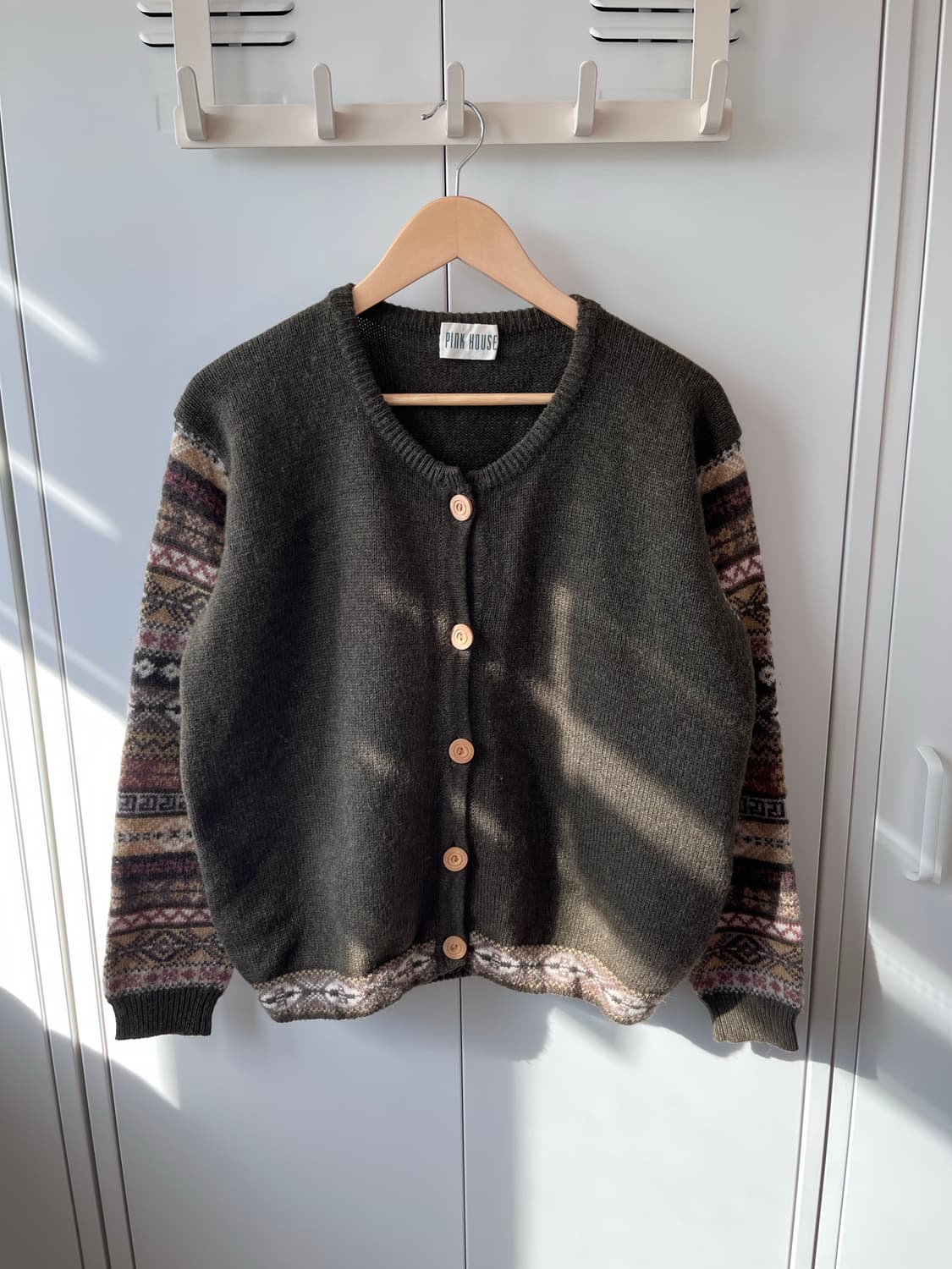 핑크하우스 노르딕 울니트 라운드 가디건  상품이미지4