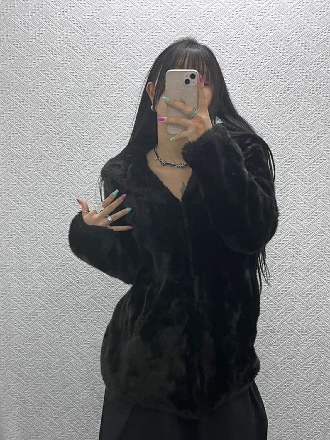 자라 스트릿 외힙 핀터감성 미디 퍼자켓 M C07308 상품이미지1