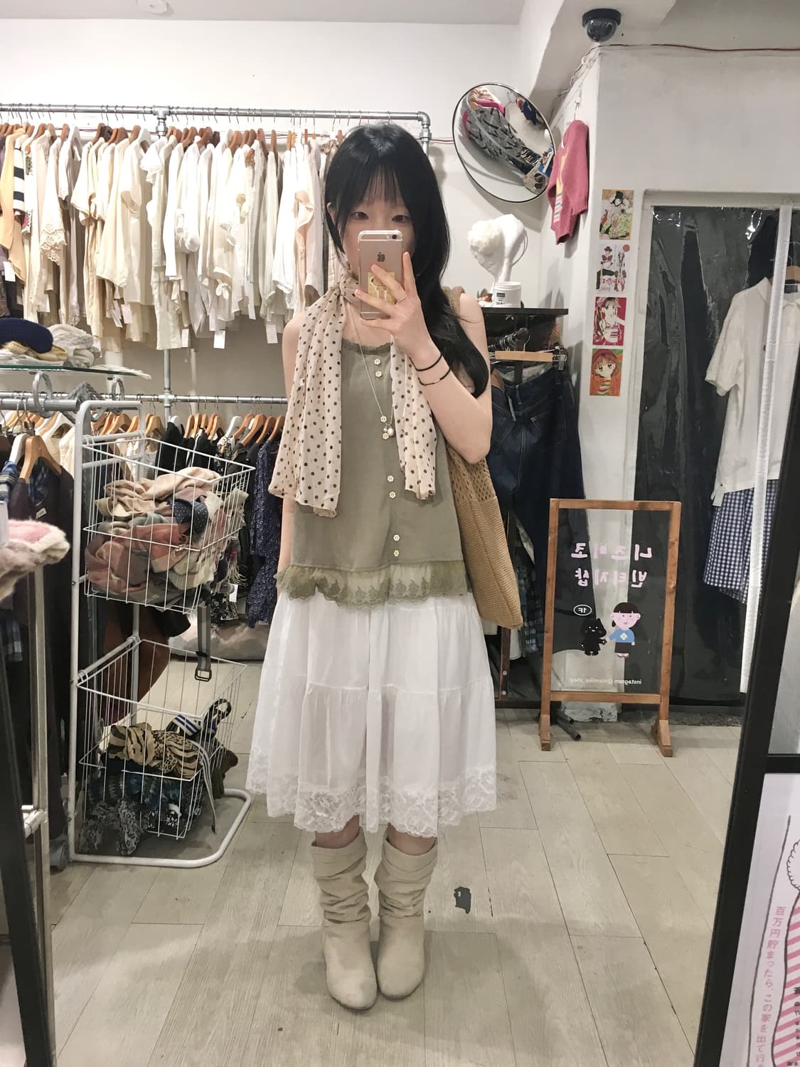 ⭐️단 3일만 할인⭐️popo sleeveless (khaki) 상품이미지8