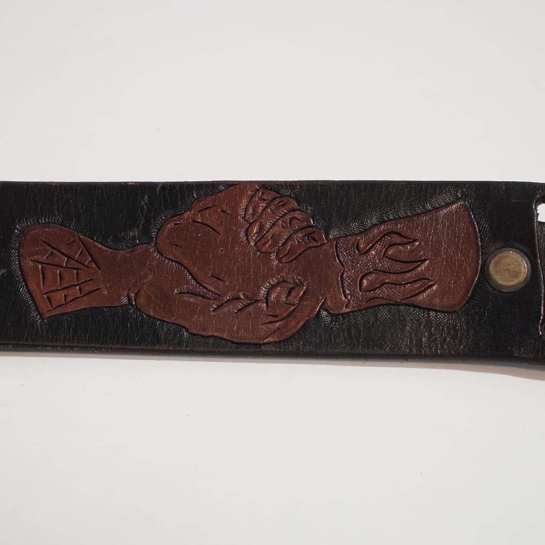 Noone 빈티지 레더 벨트 상품이미지3